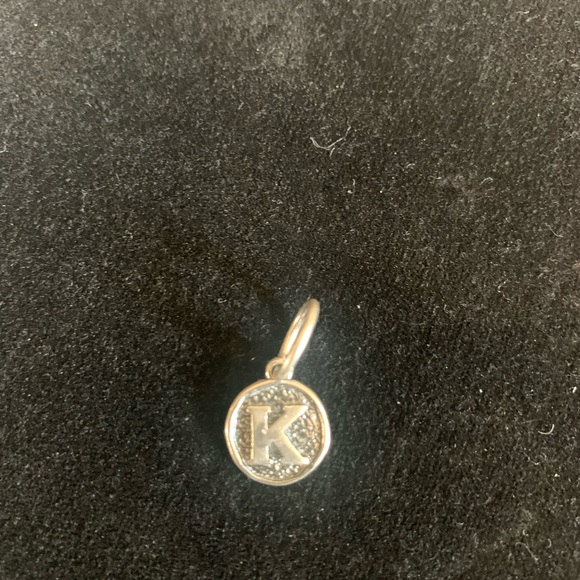 Sterling silver letter pendant “K” - Picture 4 of 4